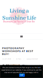 Mobile Screenshot of livingasunshinelife.com